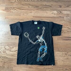 Warren Lotas x Prince Black Tennis Men's T-Shirt